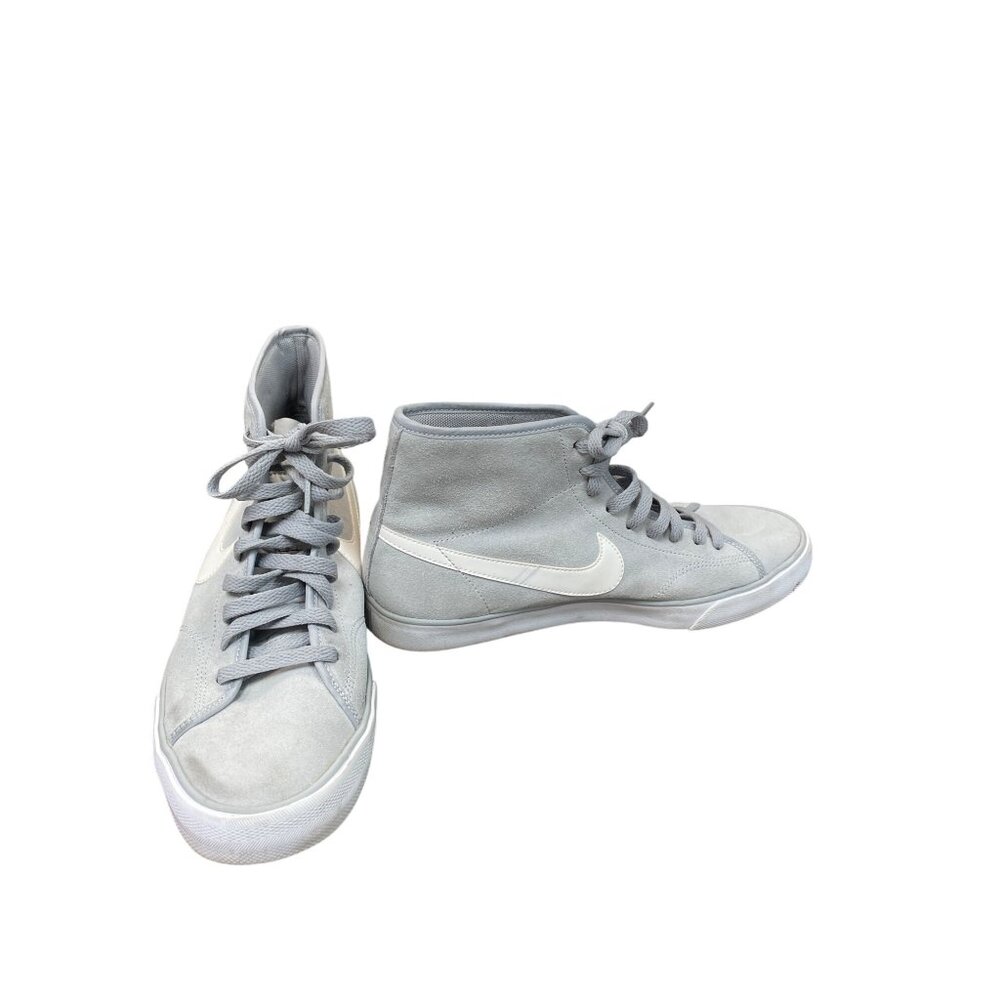Nike Primo Court Mid Suede Top gray white Sneakers Size 10 SKU 9305
